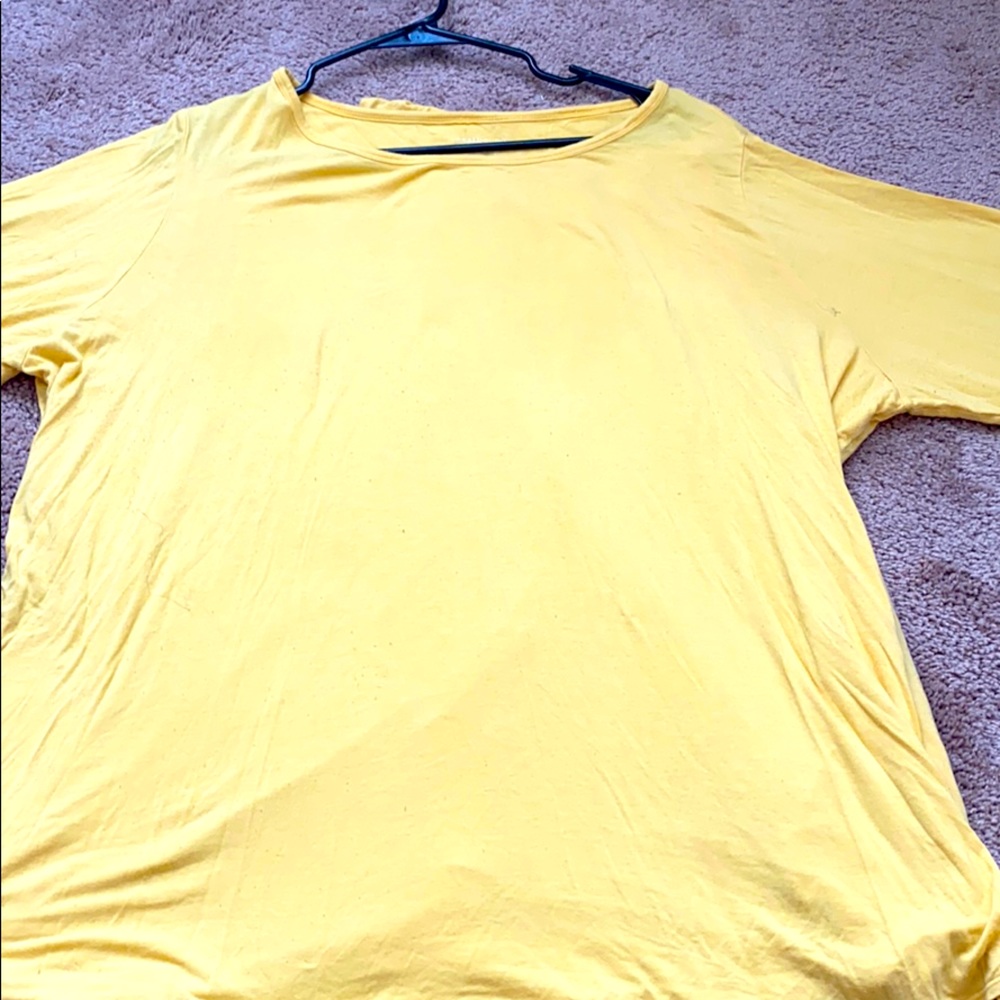 Yellow dress shirt